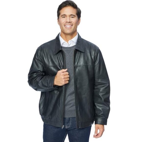 Excelled Other - Excelled Leather Men's Shirt-Collar Jacket, Black New With Tags Size: Large,